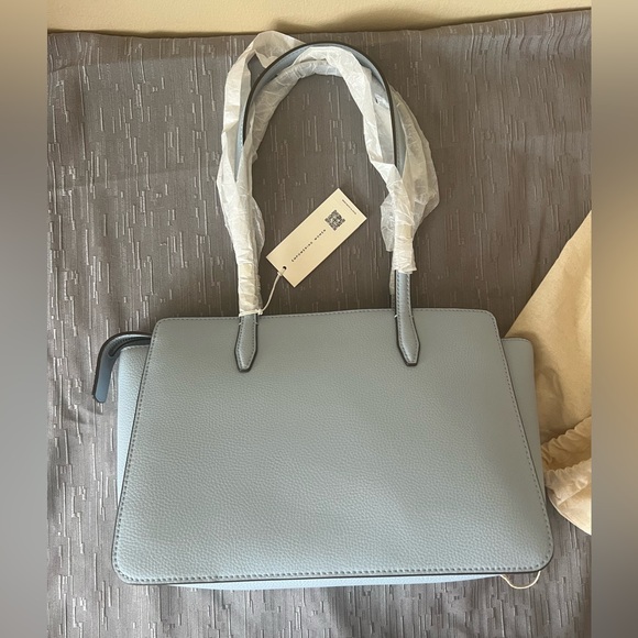 Tory Burch Robinson Pebbled Small Tote - Picture 2 of 8